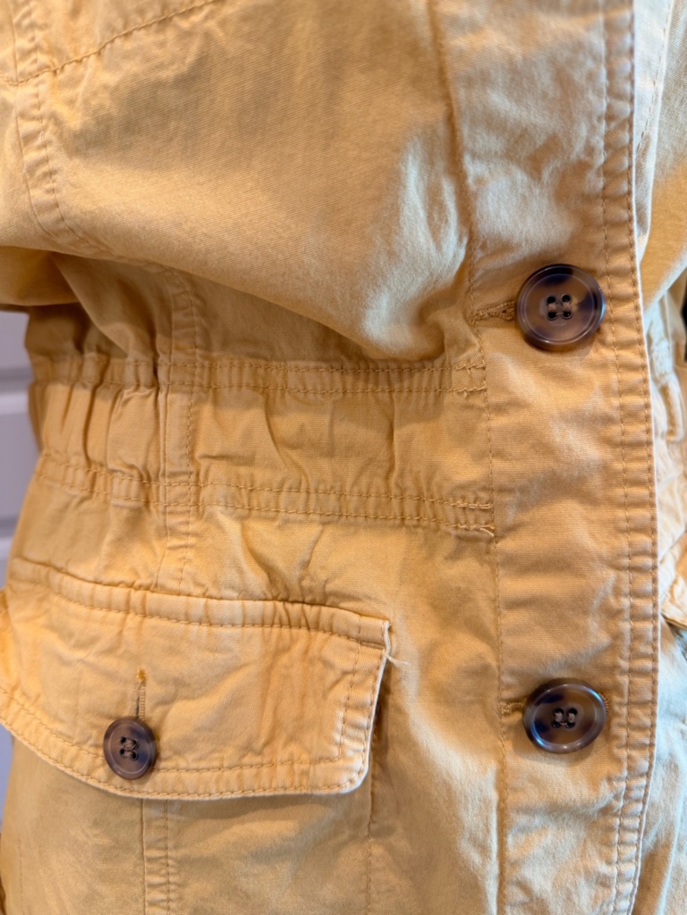 Talbots Butter Yellow Utility Jacket - Picture 4 of 4